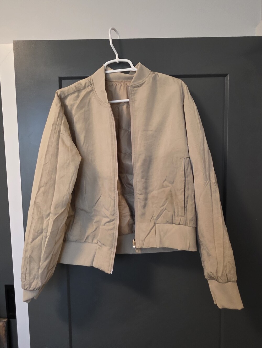 Lululemon Women’s Non Stop Bomber Jacket in Beige